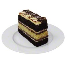 H-E-B Bakery Triple Chocolate Tiger Cake Slice, Each | Joe