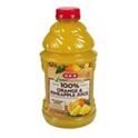 H E B No Sugar Added 100 Orange Pineapple Juice 48 oz Joe V s Smart Shop Low Prices Quality Groceries