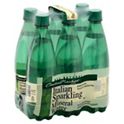 Carbon Neutral Aluminum Bottled Water - Sparkling 16 fl oz (Pack of 6), SnackMagic