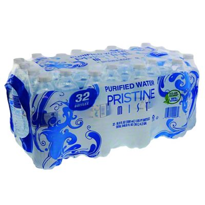 Pristine Mist Purified Drinking Water Oz Bottles Pk Joe V S