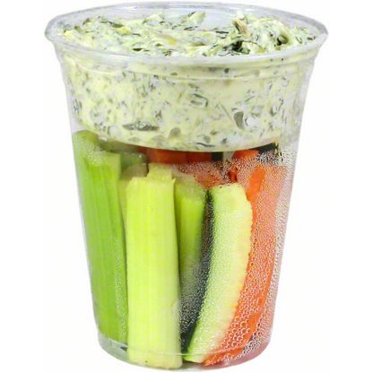 Central Market Crudite Cup with Cold Spinach Dip, ea – Central Market