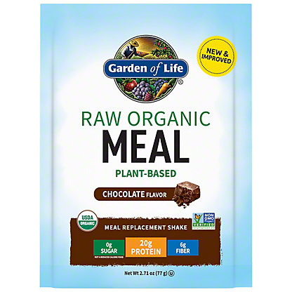 Garden Of Life Raw Meal Chocolate Packet Packet Central Market