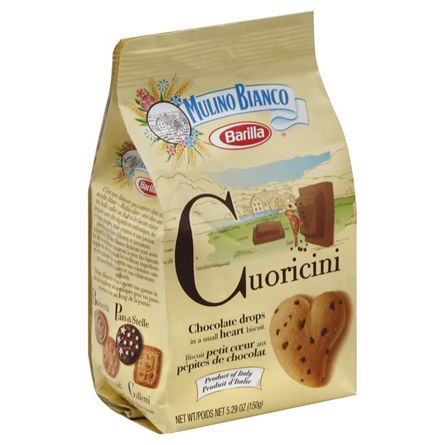 Barilla Mulino Bianco Cuoricini Chocolate Biscuits, 5.29 oz | Central ...