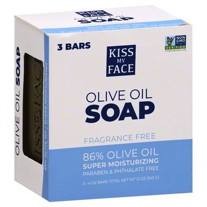 Kiss My Face Pure Olive Oil Bar Soap 3 PK, 4 OZ - Central ...