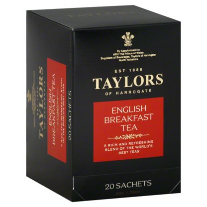 taylors breakfast english tea harrogate bags wrapped count pack ct