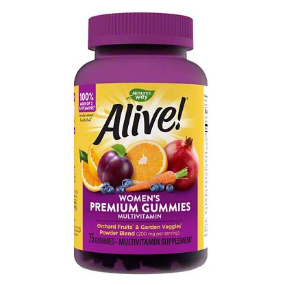 vitamins alive way nature gummy ct