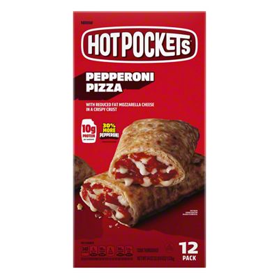 Hot Pockets Pepperoni Pizza Garlic Buttery Crust Frozen Sandwiches