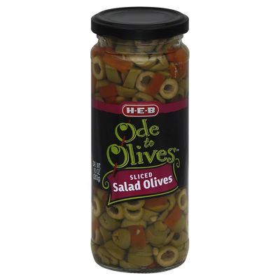 H-E-B Ode To Olives Sliced Green Olives, 10 Oz | Joe V's Smart Shop ...