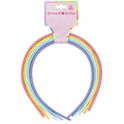 Trend Zone Assorted Knit Pony O's Hair Ties, Assorted Colors, 36