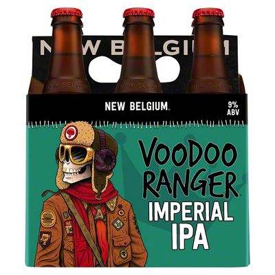 New Belgium Voodoo Ranger Imperial Indian Pale Ale Beer 6 pk Bottles ...