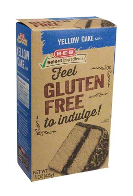 H-E-B Select Ingredients Gluten Free Yellow Cake Mix, 15 Oz | Central ...