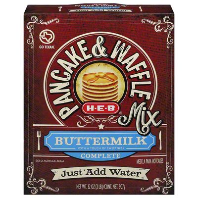 H-E-B Buttermilk Complete Pancake & Waffle Mix, 32 Oz – Central Market