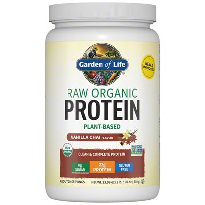 Garden Of Life Raw Organic Protein Powder Vanilla Spiced Chai