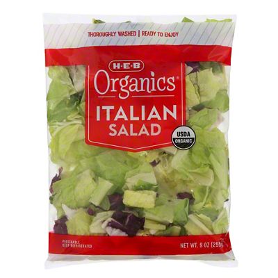 H-E-B Organics Italian Salad, 9 Oz | Central Market - Really Into Food