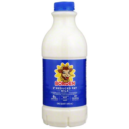 Borden 2% Reduced Fat Milk, 1 qt | Central Market - Really Into Food