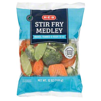 H-E-B Fresh Steamable Stir Fry Vegetable Medley, 12 Oz | Joe V's Smart ...