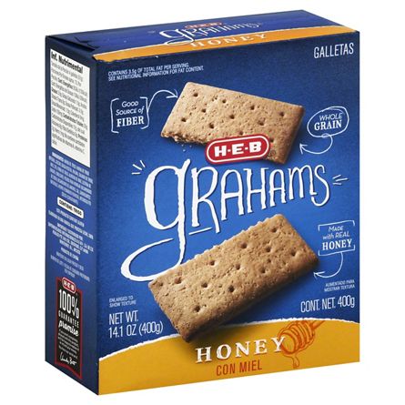 H-e-b Honey Graham Crackers, 14.4 Oz 