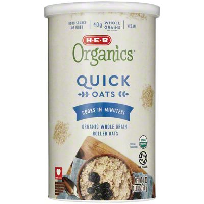 H-E-B Organics Quick Oats, 18 Oz – Central Market