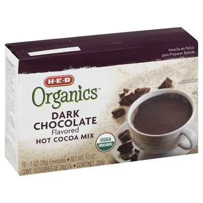 H-E-B Organics Dark Chocolate Hot Cocoa Mix, 10 Ct – Central Market