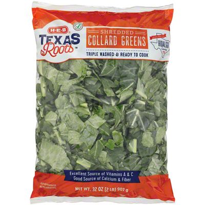 H-E-B Shredded Collard Greens, 32 Oz – Central Market