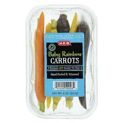 H-E-B Select Ingredients Rainbow Baby Carrots, 7 Oz – Central Market