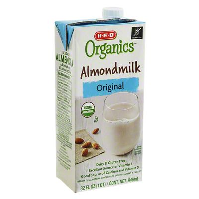 H-E-B Organics Original Almond Milk, 32 Oz – Central Market