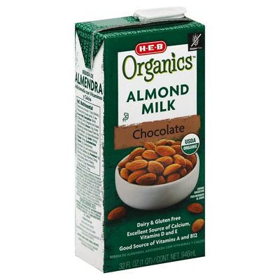 H-E-B Organics Chocolate Almond Milk, 32 Oz – Central Market