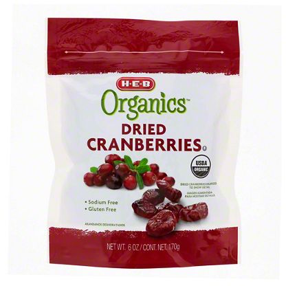 organics dried oz cranberries