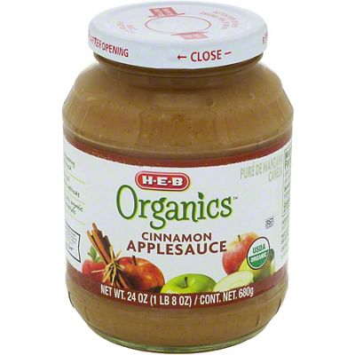 H-E-B Organics Cinnamon Applesauce, 24 Oz | Central Market - Really ...