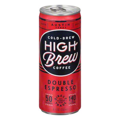 High Brew Coffee Double Espresso, 8 Fl Oz – Central Market