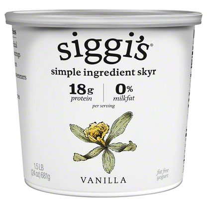 Siggi’s Non-Fat Strained Skyr Vanilla Yogurt, 24 oz – Central Market