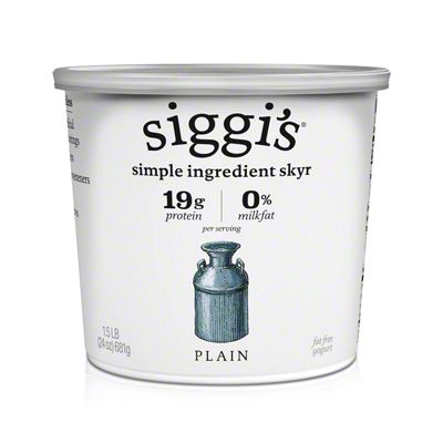 Siggi's Plain Nonfat Strained Icelandic Skyr Yogurt, 24 Oz | Central ...