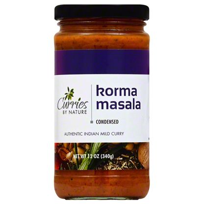 Curries By Nature Curry Authentic Indian Condensed Korma Masala Mild - 12 Oz