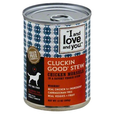 I and love shops and you canned dog food