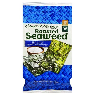 Central Market Original Sea Salt Roasted Seaweed, 0.35 oz