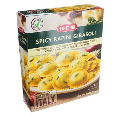 H-E-B Select Ingredients Spicy Rapini Girasoli Pasta, 12 Oz – Central ...