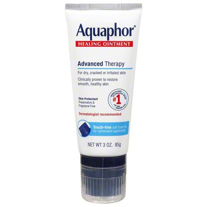 Aquaphor Advanced Therapy Healing Ointment with Touch-Free Applicator ...