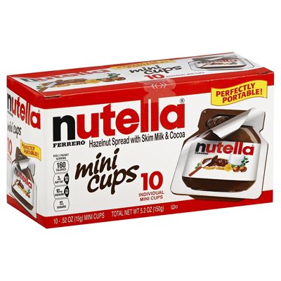 Nutella Mini Cups Hazelnut Spread, 5.2 Ounce - 10 cups per pack -- 12 packs  per case, 12-5.2 OUNCE - Kroger