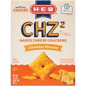 H-E-B CHZ2 Baked Cheese Crackers - Cheddar Cheese, 12.4 oz