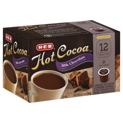 H-E-B Milk Chocolate Cocoa Single Serve Cups, 12 Ct – Central Market