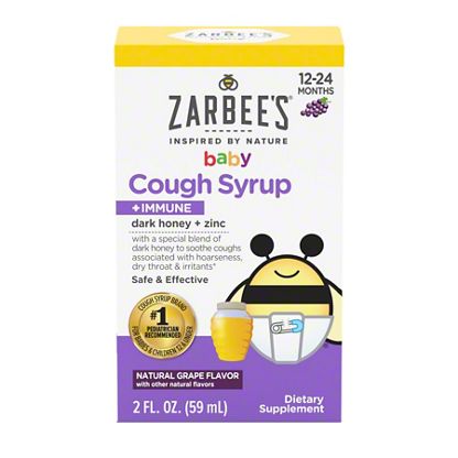 Zarbee S Naturals Baby Cough Syrup Grape 2 Oz Central Market