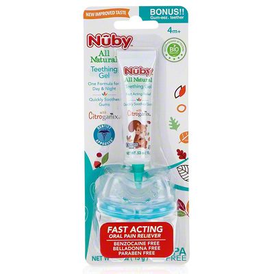 nuby all natural teething gel