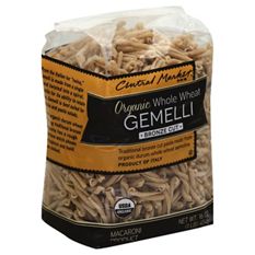 Central Market Organic Whole Wheat Gemelli Bronze Cut Pasta