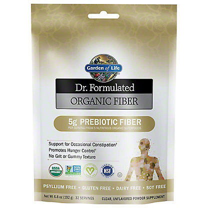 Garden Of Life Dr Formulated Organic Fiber 5g Prebiotic Powder