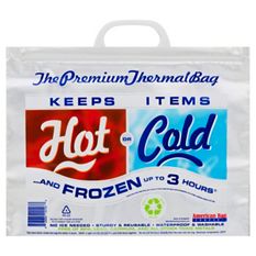 Thermal hot cold clearance bags