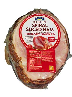 Hill Country Fare Fully Cooked Bone-in Hickory Smoked Spiral Sliced Ham ...