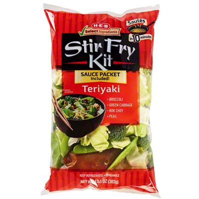 H-E-B Select Ingredients Teriyaki Stir Fry Kit, 13.5 Oz – Central Market