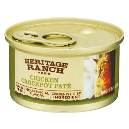 Diet info for Heritage Ranch By H e b Chicken Crockpot Wet Cat