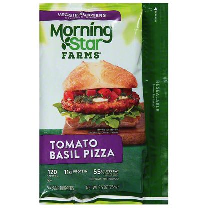 MorningStar Farms Tomato & Basil Pizza Veggie Burgers , 4 ct – Central ...