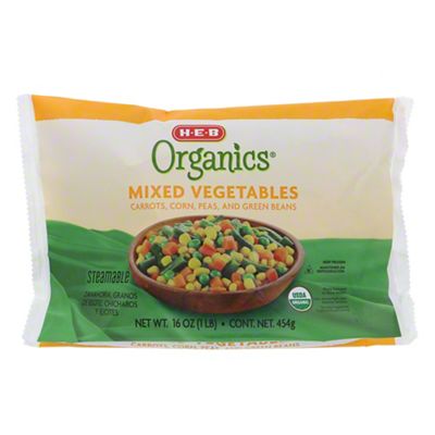 H-E-B Organics Frozen Steamable Mixed Vegetables, 16 Oz | Central ...